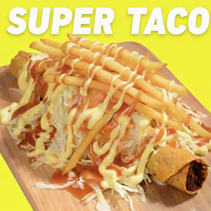 Super Taco con papa a elegir