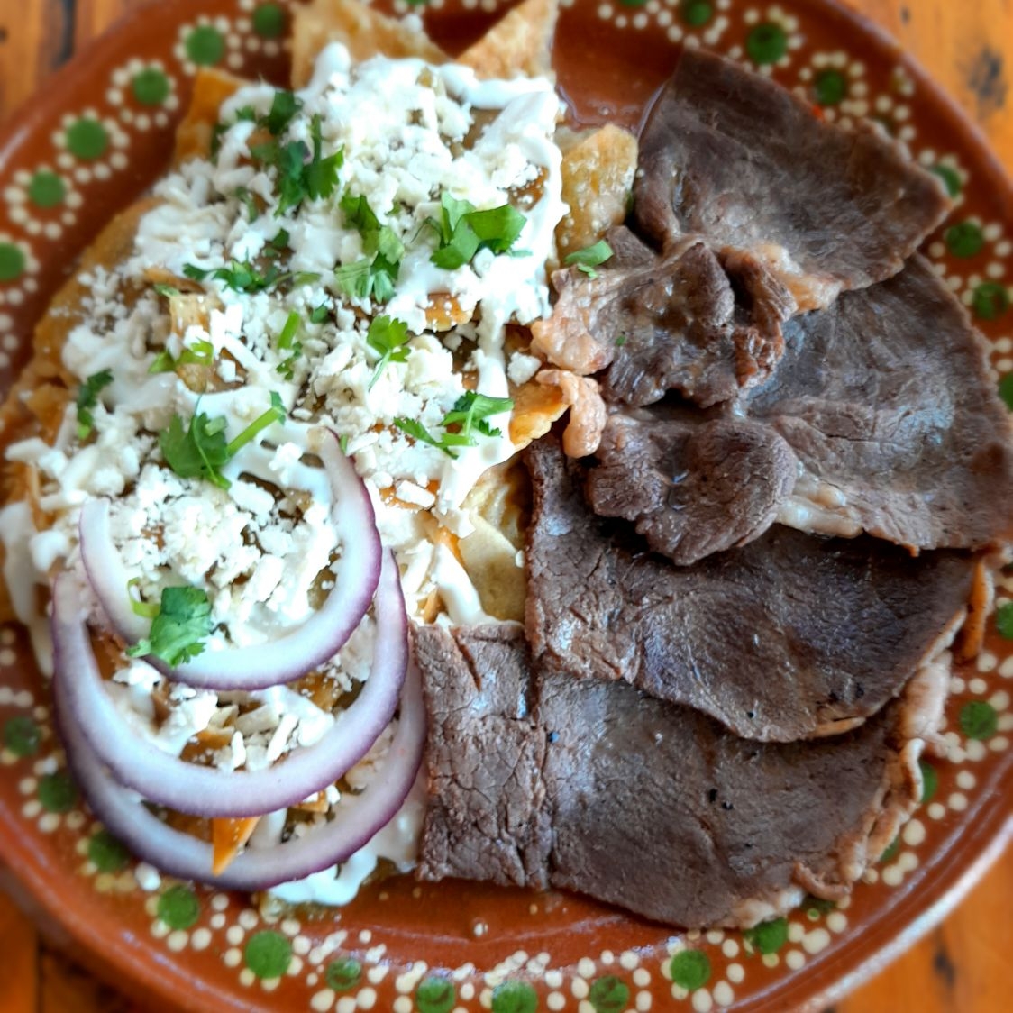 Chilaquiles con Carne