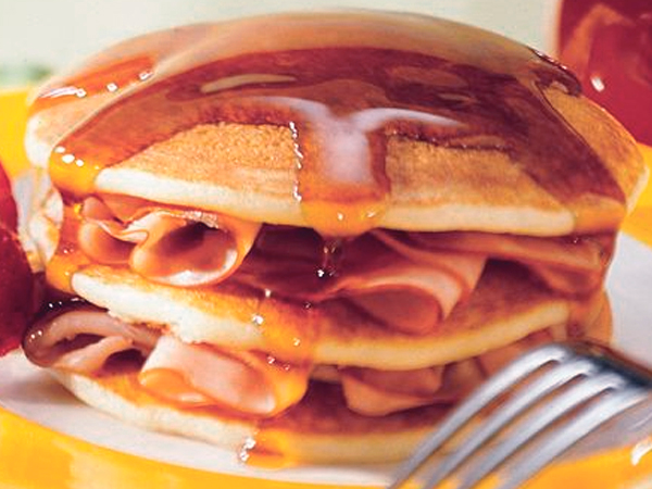 Hotcake´s de jamón
