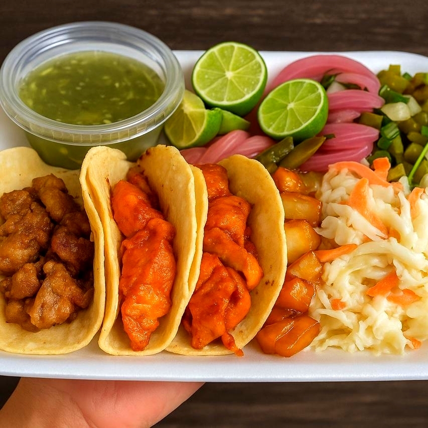 Taco de Papa con Chorizo
