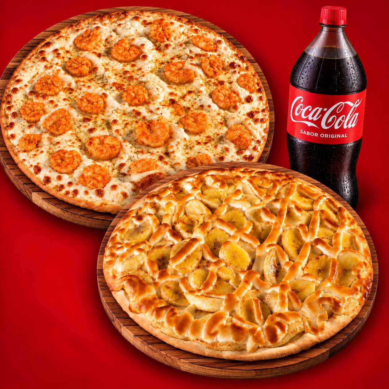 Pizza Média 30cm + Brotinho doce + Refri Grátis - Perfeito pra quem ama uma sobremesa