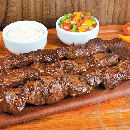 Contém somente o espeto que for selecionado!