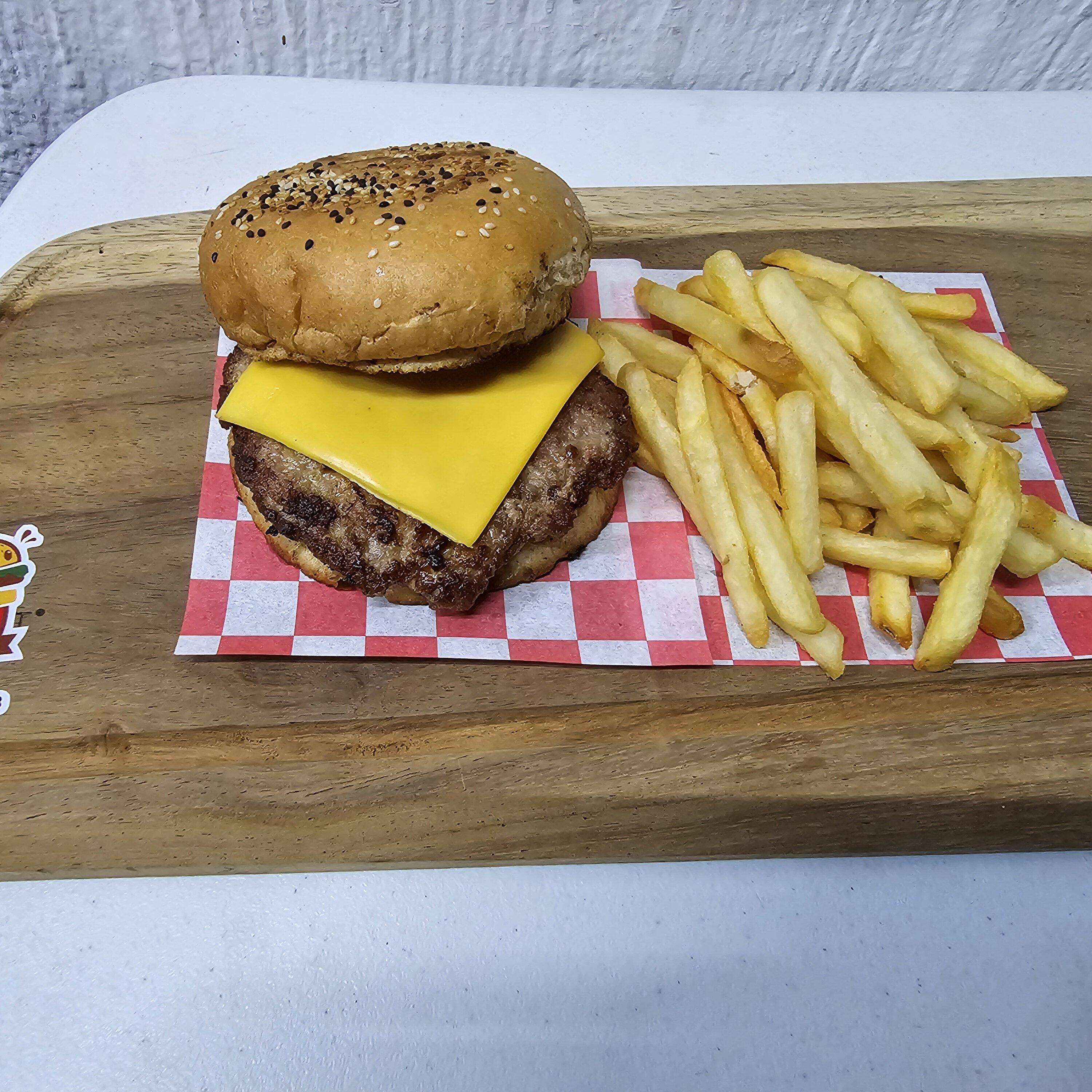 Hamburguesa Robusta con Papas