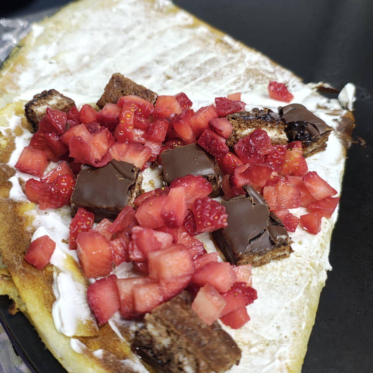 Kinder delice con philadelphia y fresa