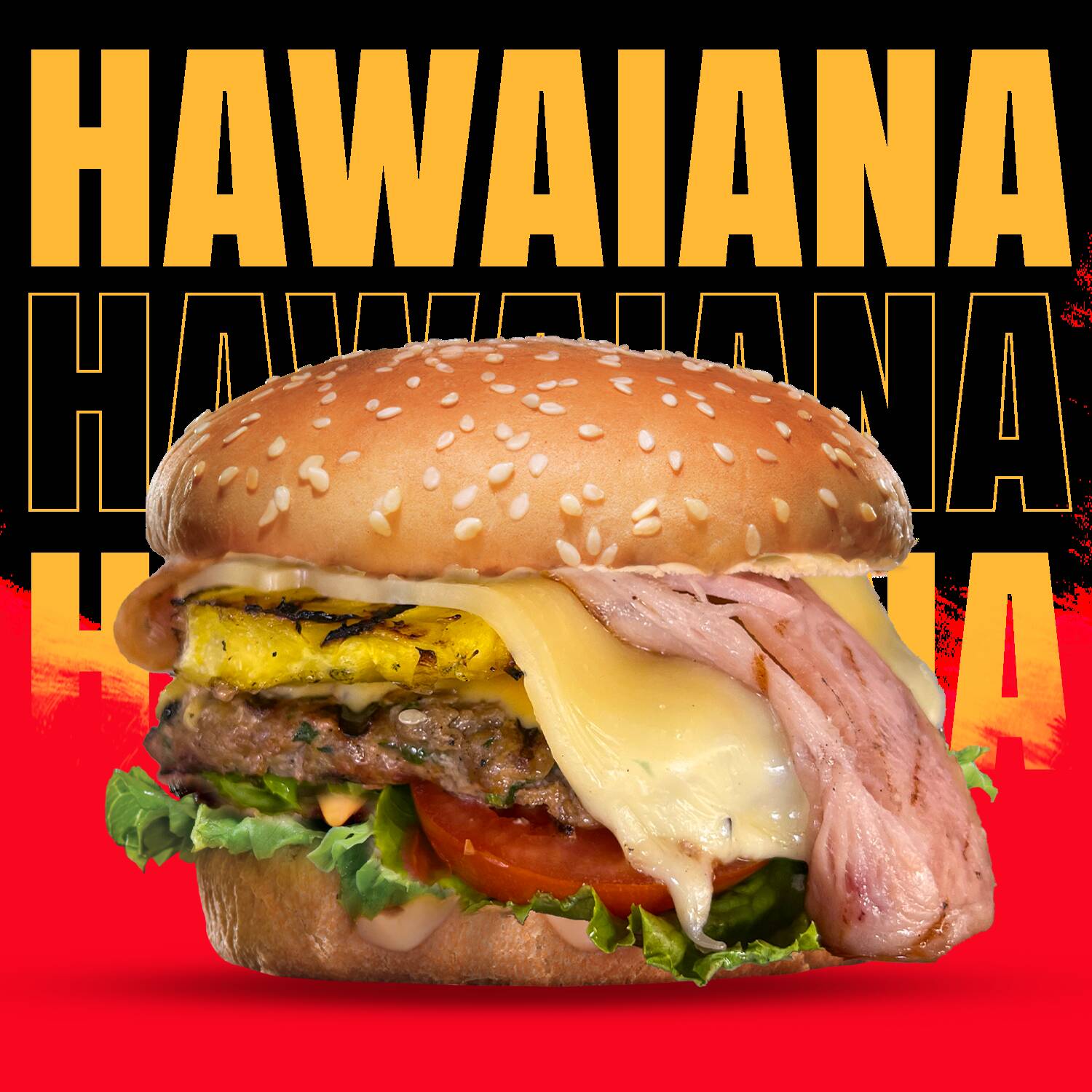 HAMBURGUESA HAWAIANA