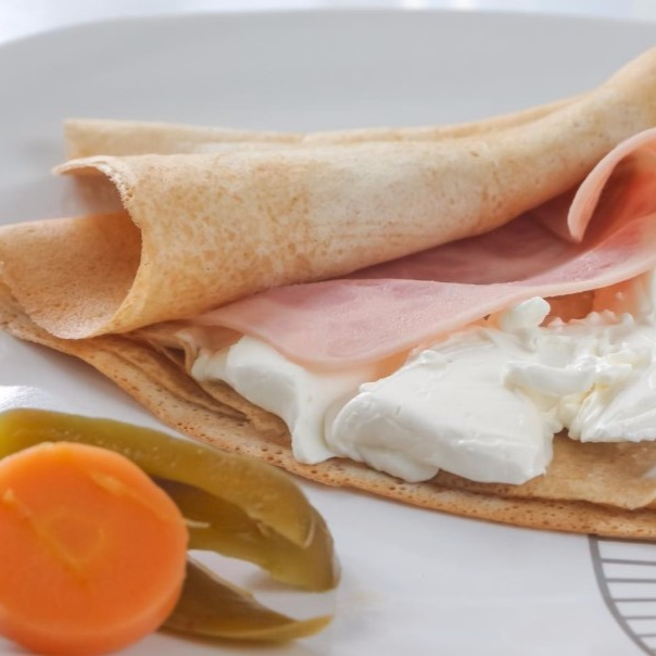 Crepa Salada de 2 Ingredientes