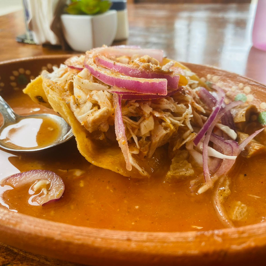 Tostada de cuero