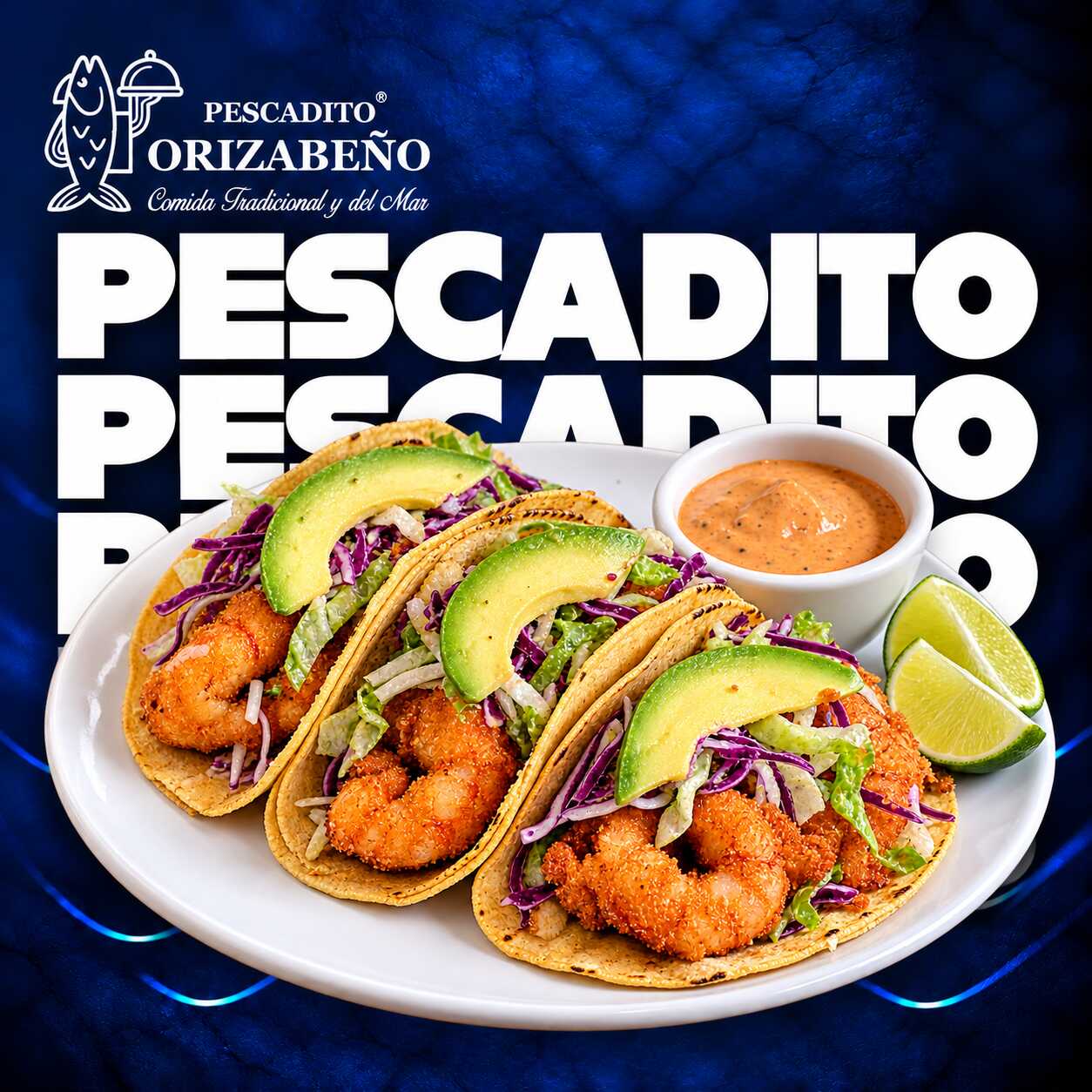 TACOS DE CAMARON EMPANIZADO