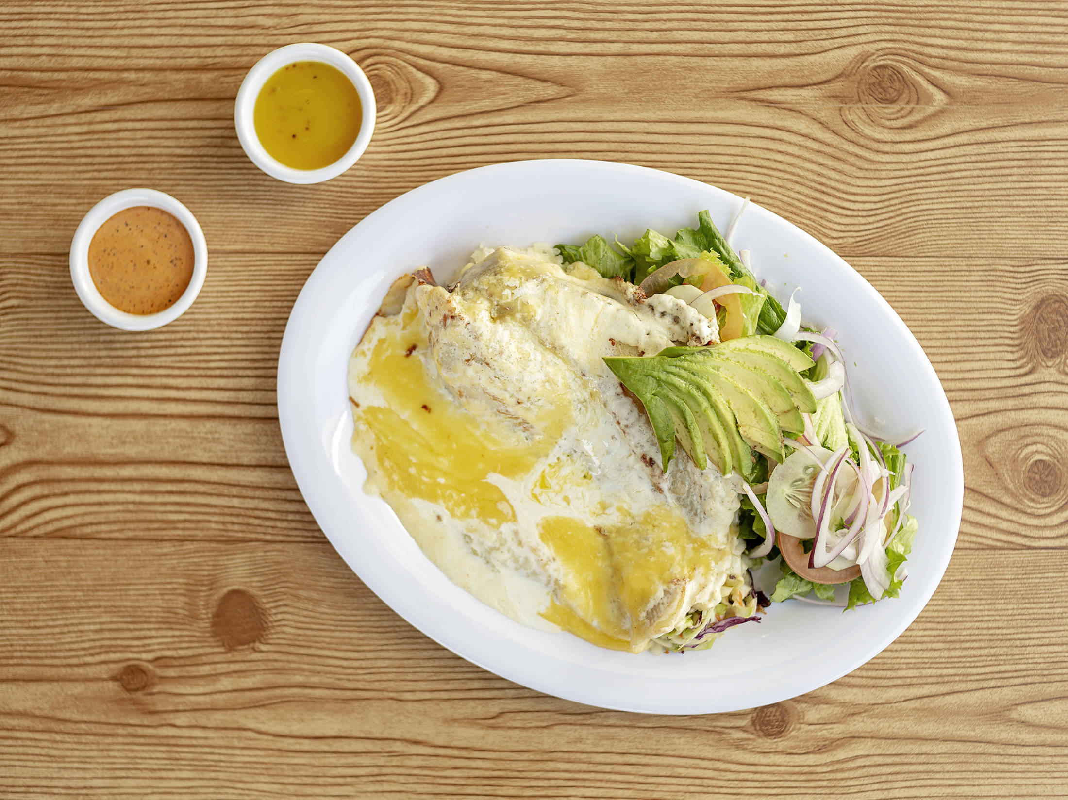 Filete de Pescado en Crema de Cilantro