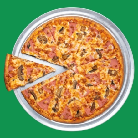 Pizza Tipica (jamon y Champiñon)