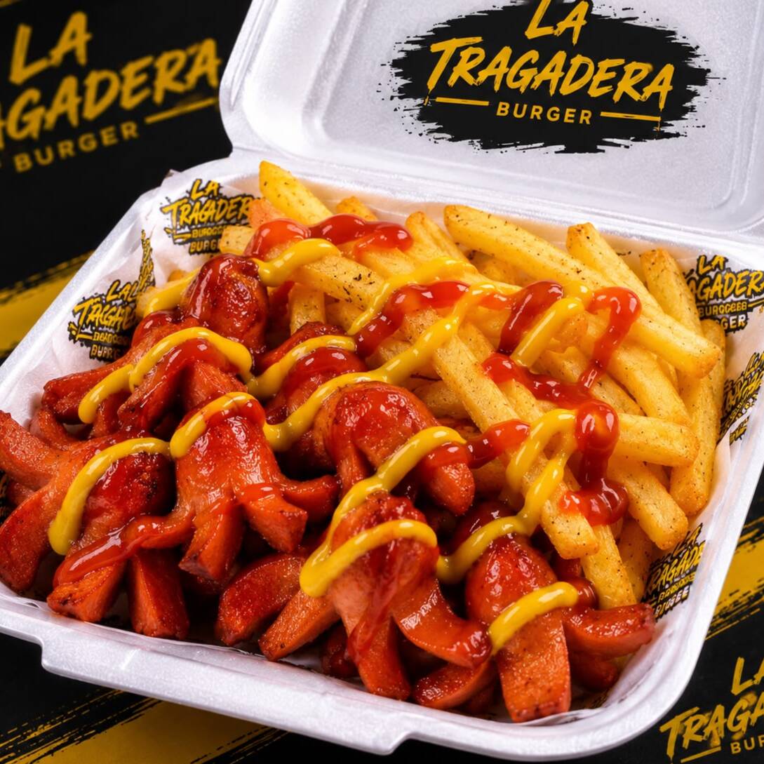 Salchipulpos con Papas