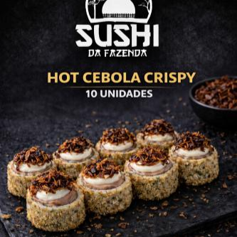 Arroz ,salmão, grelhado cream cheese e cebola crispy. KIT MOLHOS: 1 HASHI, 1 MOLHO TERIAKI DA CASA.