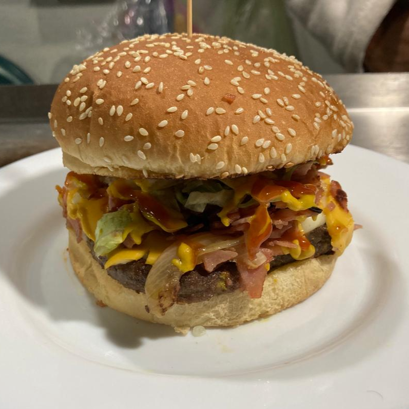 Hamburguesa Jumbo Arrachera