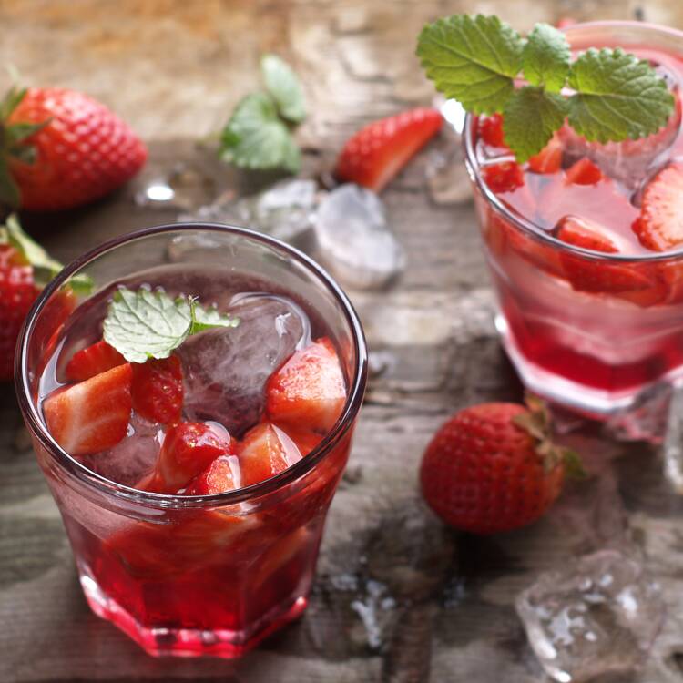 Agua de Fresa Natural