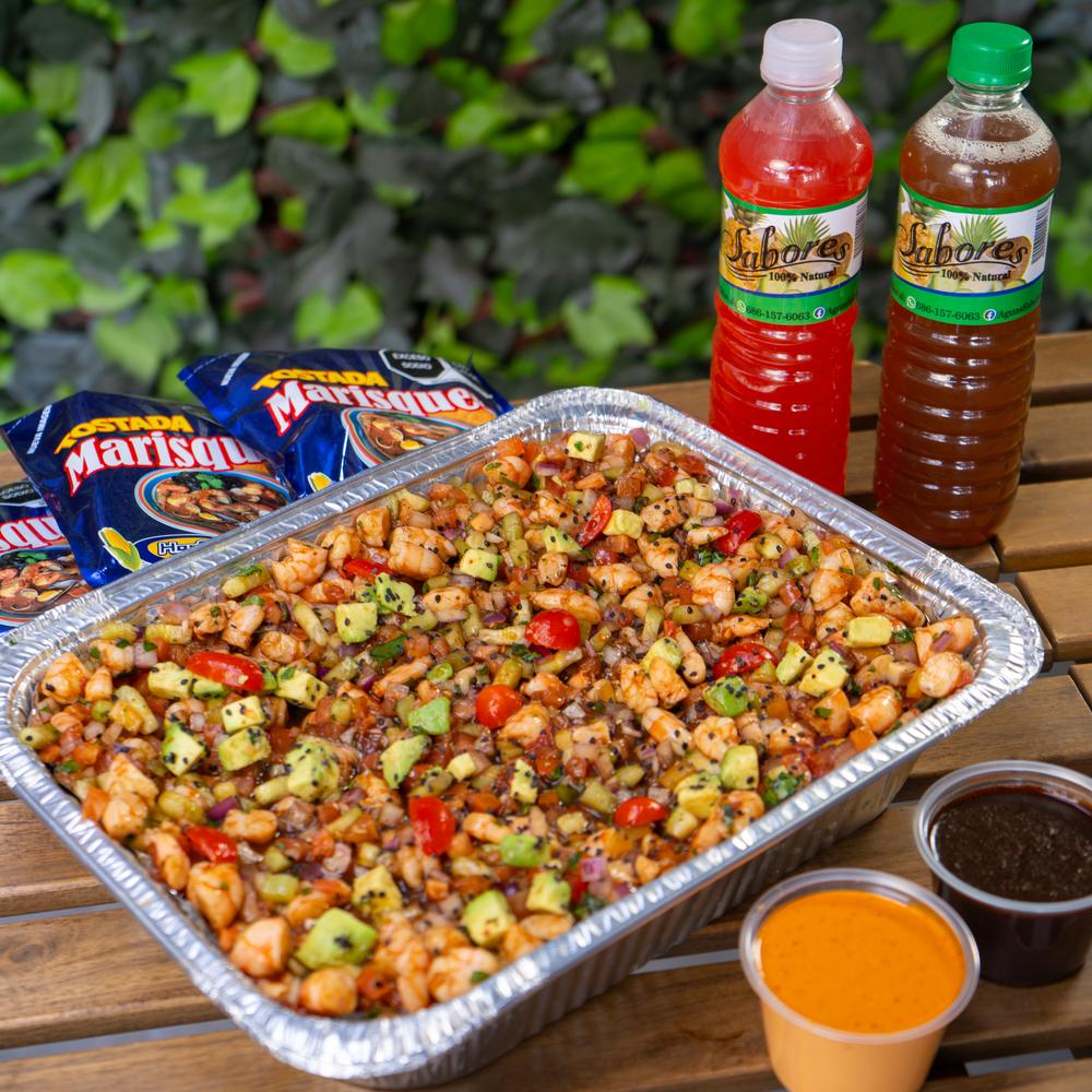 Charola de Camarón Cocido