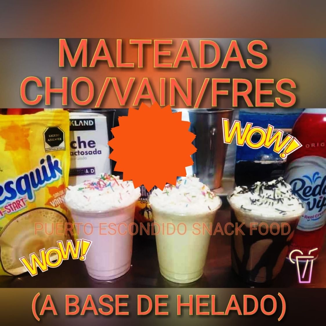 Malteada de Vainilla