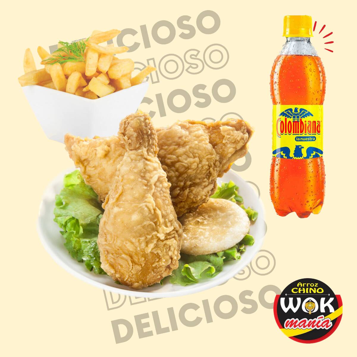 1/4 Pollo SUPER COMBO 10