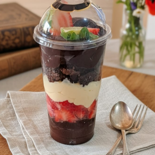 Se existisse um sindicato da doçura, esses quatro seriam os diretores. De um lado, a intensidade do brigadeiro gourmet e a densidade do nosso brownie artesanal. Do outro, a leveza do Ninho e o frescor do morango. Não é só um doce, é um evento que acontece dentro do seu copo. Prepare a colher, porque essa escavação vale cada caloria! 🍓✨#copodafelicidade #browniecomorango #ninhocombrigadeiro #sobremesaperfeita #confeitariaartesanal #morangocomchocolate #loucosporbrownie #docesgourmet #instasweet #sobremesanocopo #deliciadodia