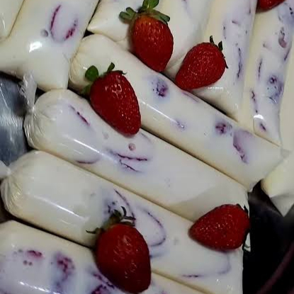 Bolis de Fresas con crema