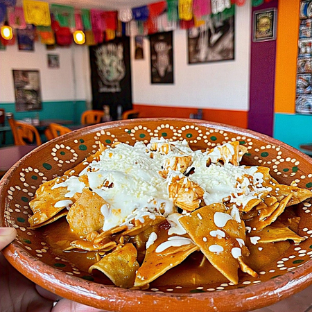 Orden de Chilaquiles Rojos