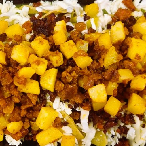 Chilaquiles De Papas Con Chorizo