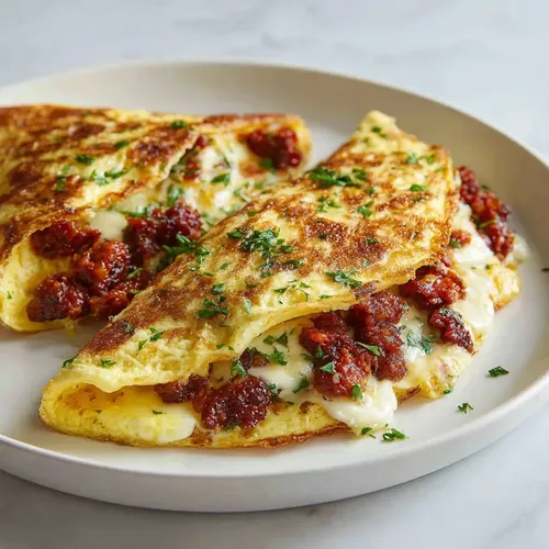 Omelette con Chorizo