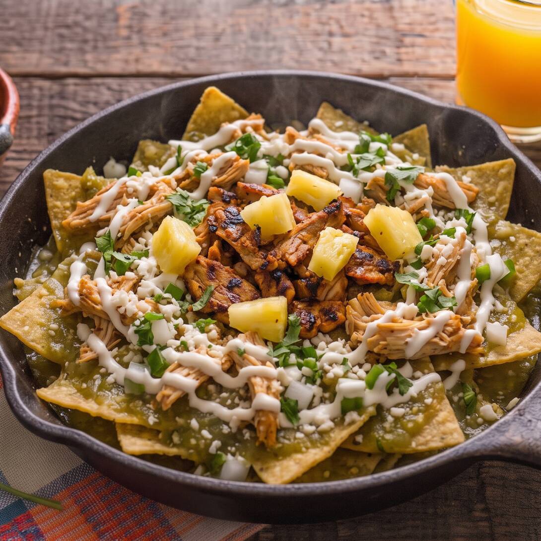 Chilaquiles con Pastor