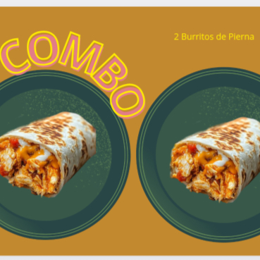 2 Burritos Combo