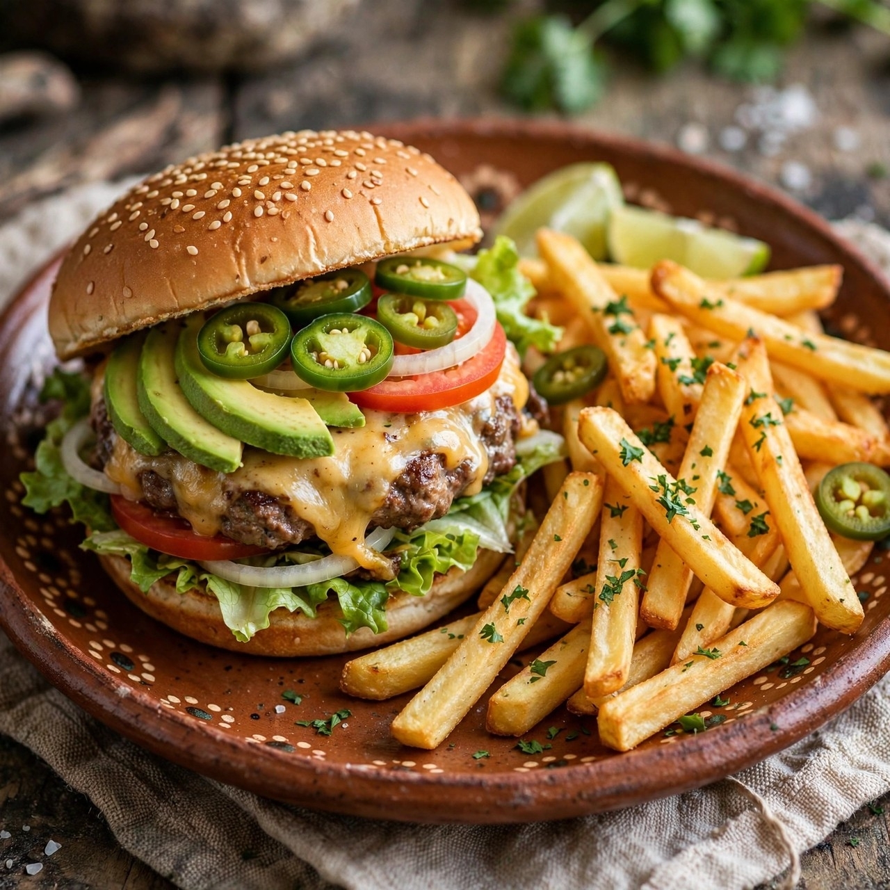 Hamburguesas con Papas