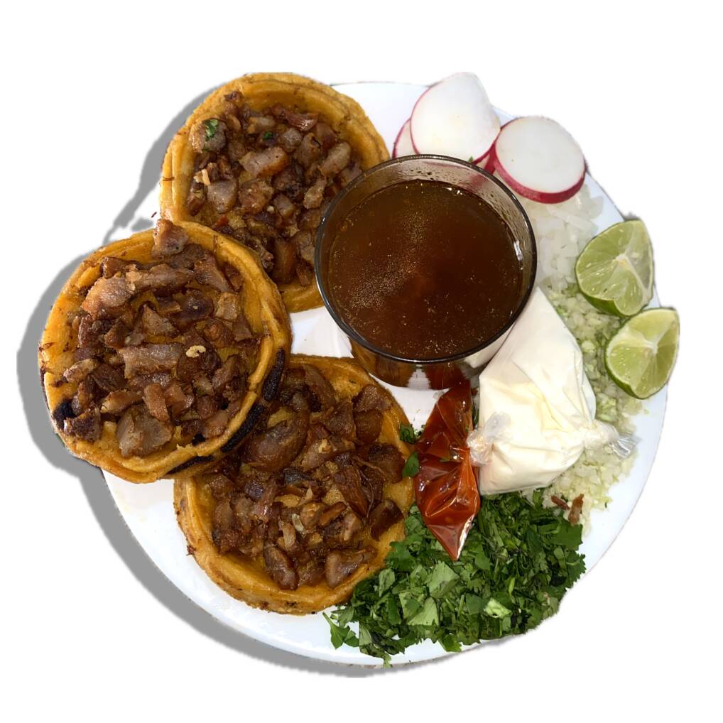 3 Gorditas de Chicharrón