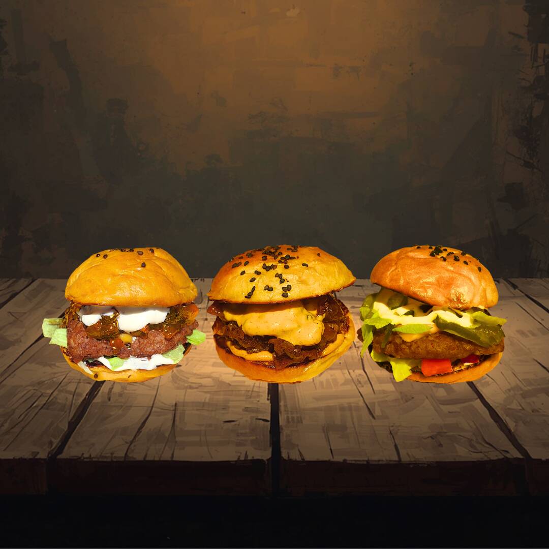 3 Mini Hamburguesas
