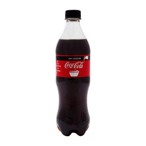 Coca Cola sin azúcar 600 ml