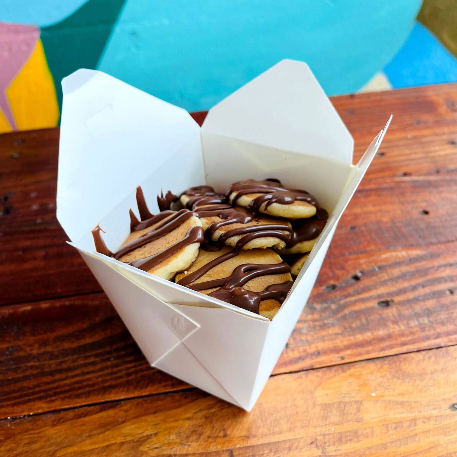 Mini Hot Cakes con Nutella