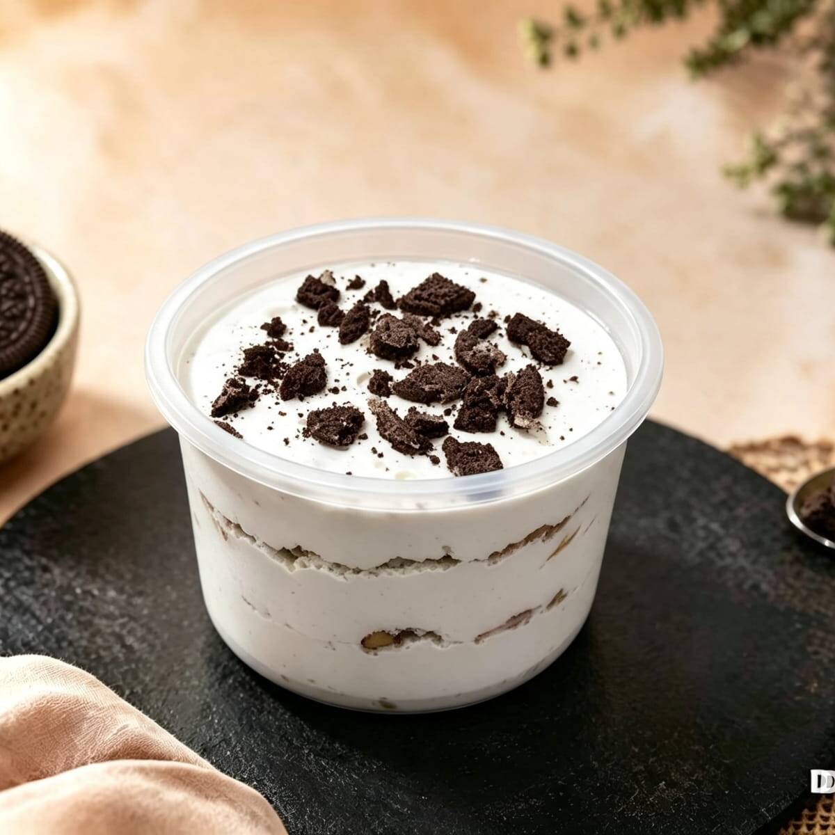 Sorvete artesanal super cremoso, preparado com pedaços de biscoito Oreo e um toque especial de baunilha. Uma combinação deliciosa de cremosidade e crocância que conquista desde a primeira colherada!