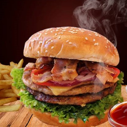 Hamburguesa Doble Arrachera