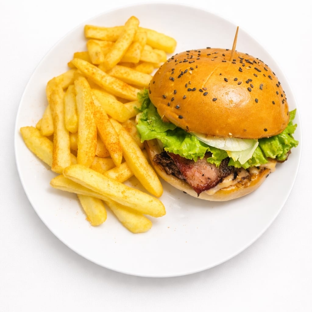 Combo Clásico Tronco – Hamburguesa + Papas + Gaseo