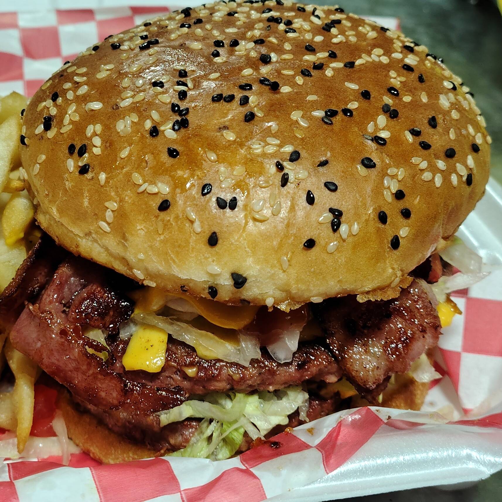 Hamburguesa con Tocino