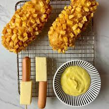 Banderilla Corean Combinada con Cobertura de Papas