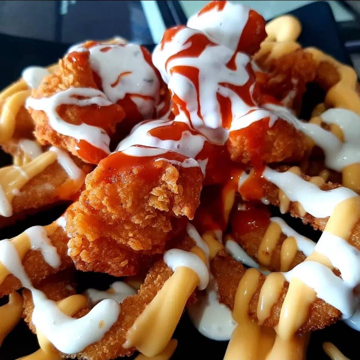 AROS DE CEBOLLA CON BONELES BUFALO