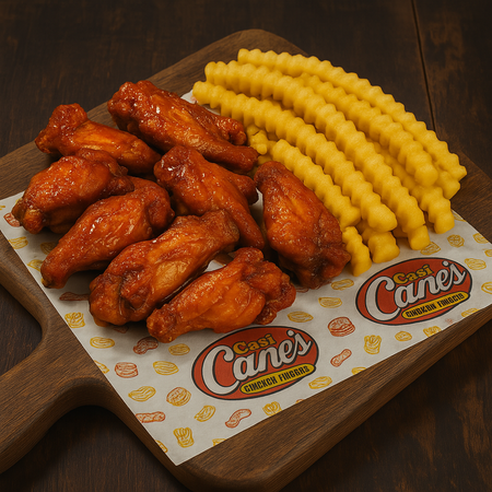 Combo 10 Alitas Buffalo con Papas