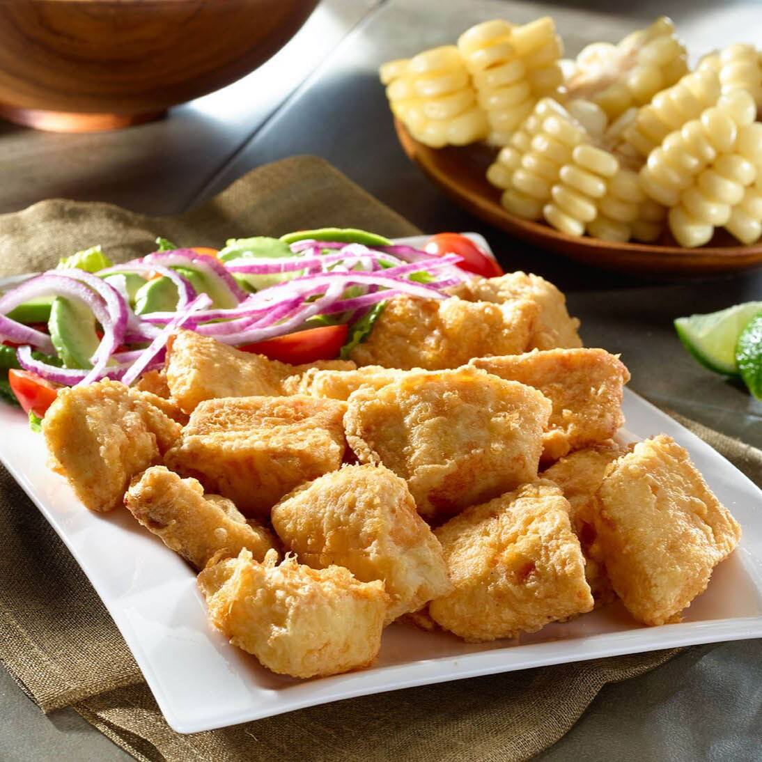 3 Tacos de Chicharrón de Pescado