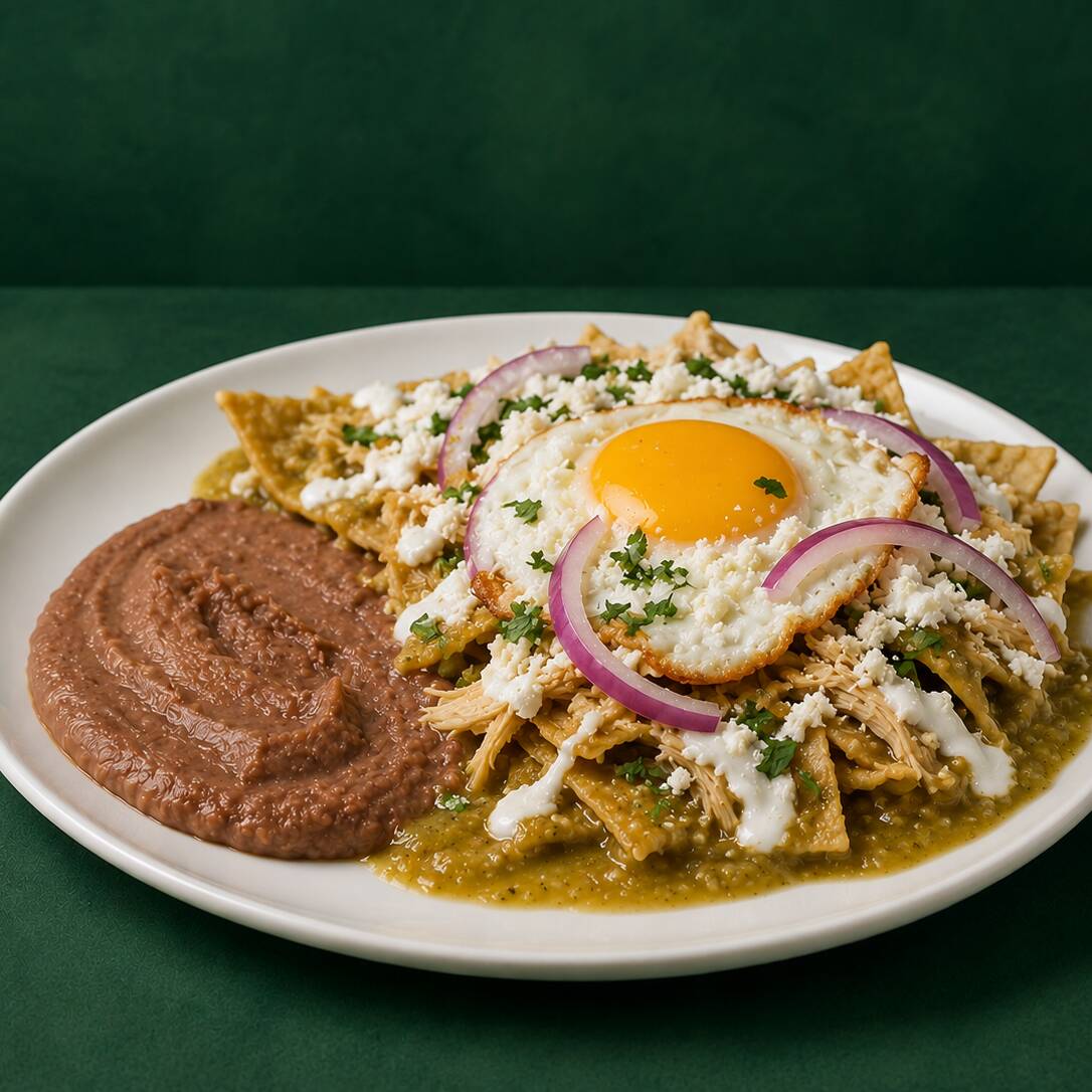 Chilaquiles con Huevo