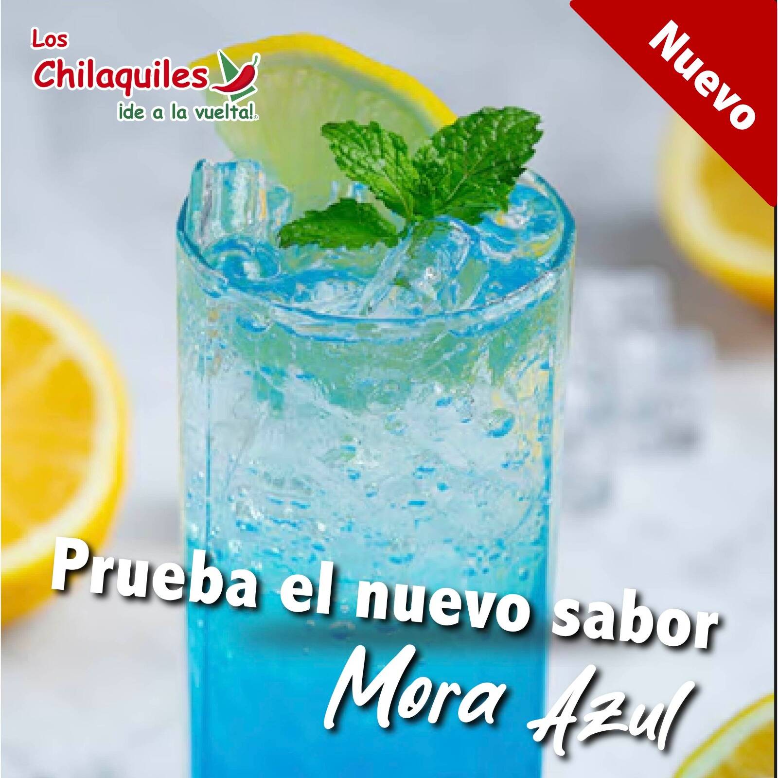 Agua mora azul