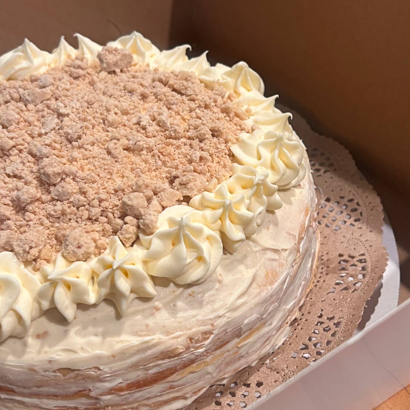 Pastel de Crepas Mazapán