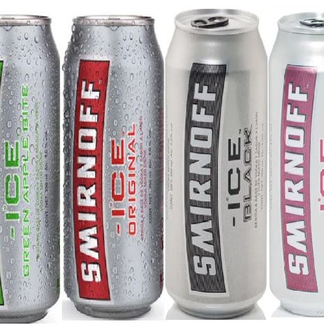 Smirnoff Botella Vidrio Desechable