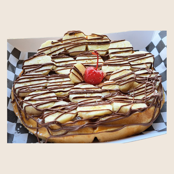 Waffle NUTELLA y Plátano