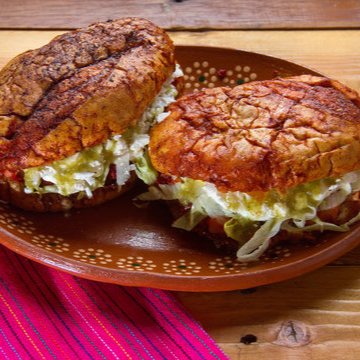 Pambazo picadillo