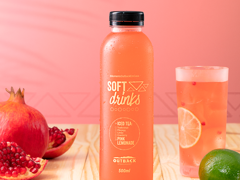 A limonada clássica com twist Outback, grenadine e pimenta-rosa nos tamanhos 500ml e 1l.
Sem Lactose|Sem Glúten