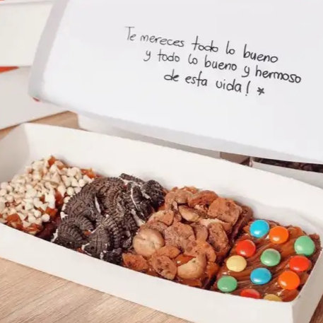 Caja x4 Brownie topping