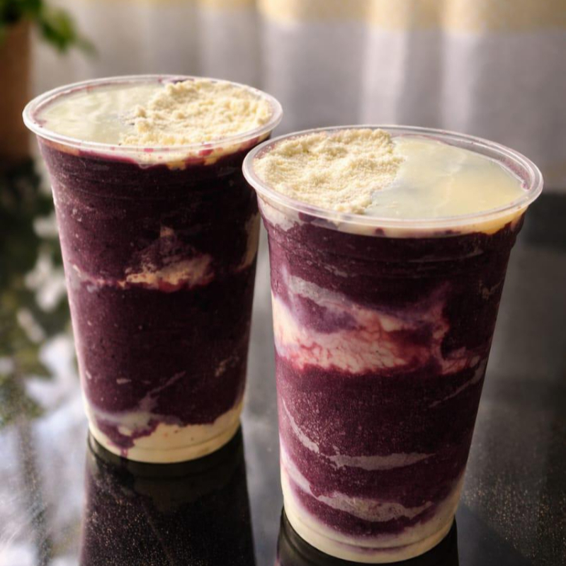 2 Açai - Acompanhado de leite em pó e leite condensado